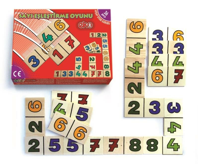 SAYILARI EŞLEŞTİRME OYUNU (DOMİNO)
