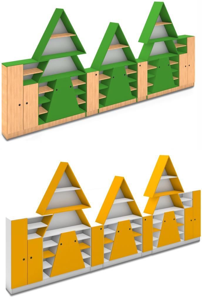 Çam Temalı Dolap Seti