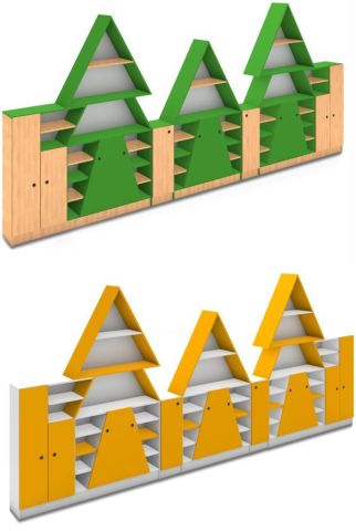 Çam Temalı Dolap Seti