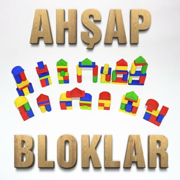 AHŞAP BLOKLAR (100 PARÇA)