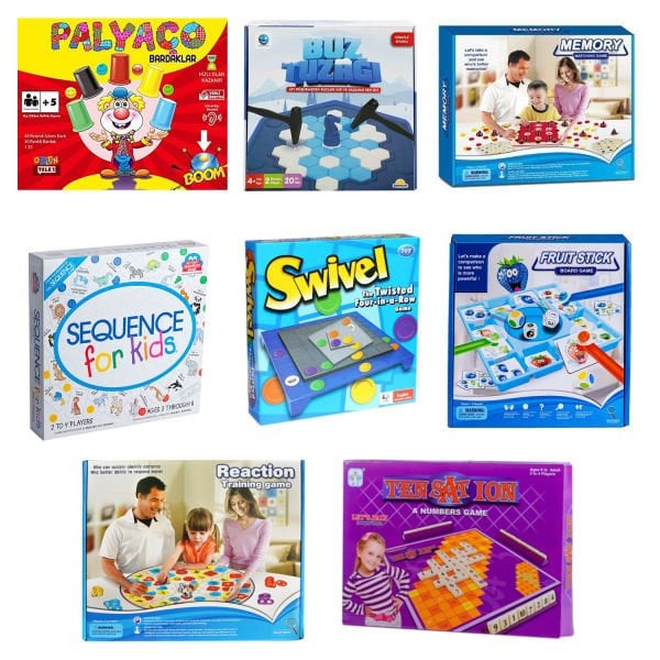 AKIL ZEKA OYUNLARI OKUL ÖNCESİ SETİ  (8 PARÇA)