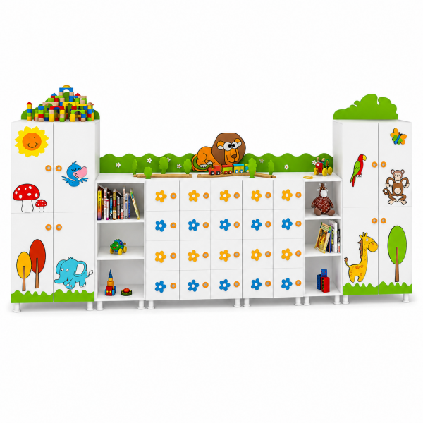 PARK FİGÜRLÜ DOLAP SETİ
