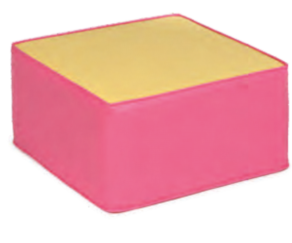 KARE PUF SUNİ DERİ 25 CM (50X50)