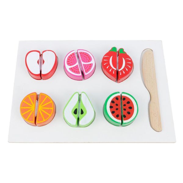 AHŞAP MEYVE KESME SETİ