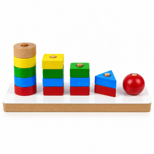 AHŞAP KADEMELİ GEOMETRİK ŞEKİLLER