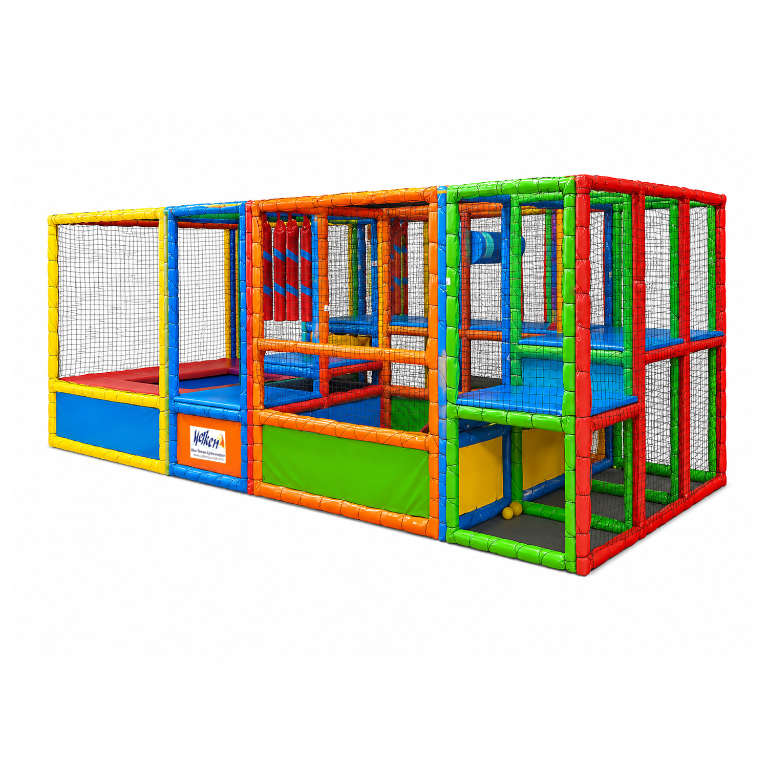 TRAMBOLİNLİ TOP HAVUZLU OYUN ALANI